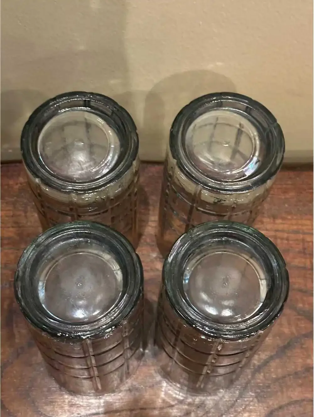 Anchor Hocking Anchor Tartan Glasses Iced Tea Glass 16 oz Set of 4